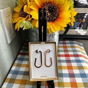 NWT True to Form Gold Stud Drop Earrings #GBC